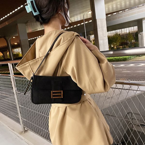 

sole by designer winter and winter bag new women's small versatile messenger suede leisure square purse