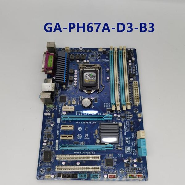 

motherboards for gigabyte ga-ph67a-d3-b3 original used deskmotherboard ph67a-d3-b3 h67 socket lga 1155 ddr3 on sale