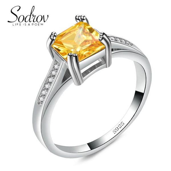 

wedding rings 2021 fashion trendy jewelry yellow cz love ring women for, Slivery;golden