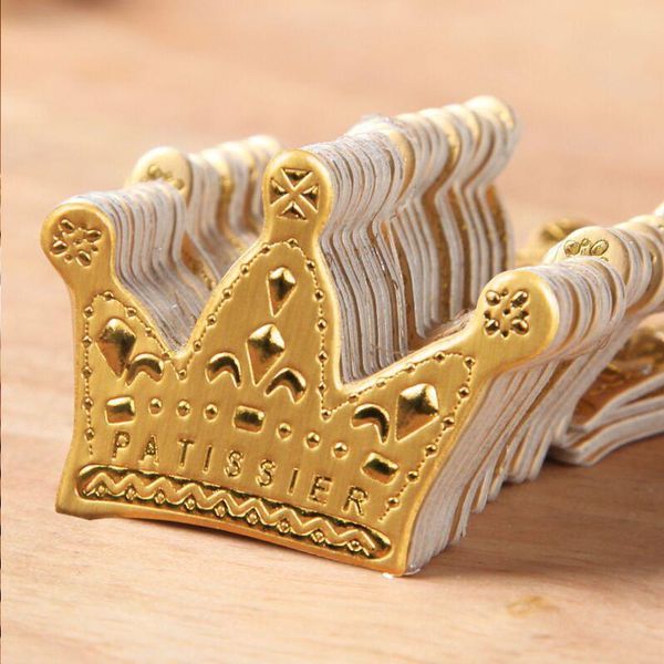 

other event & party supplies 50pcs/lot gold princess crown cake er rainbow picks cupcake decor baby shower wedding birthday decorations
