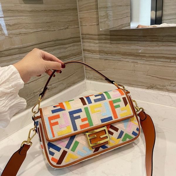 

cotton hemp canvas embroidery letter method club bag portable messenger one shoulder women's bag two straps 2021 new women's bag z