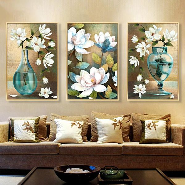 

paintings vintage vase abstract art painting, living room sofa background wall decoration bedroom mural dining paintin