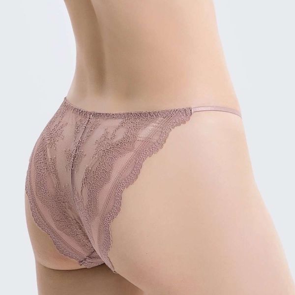 

lace hip breathable hook lace ribbon low waist briefs women, Black;pink