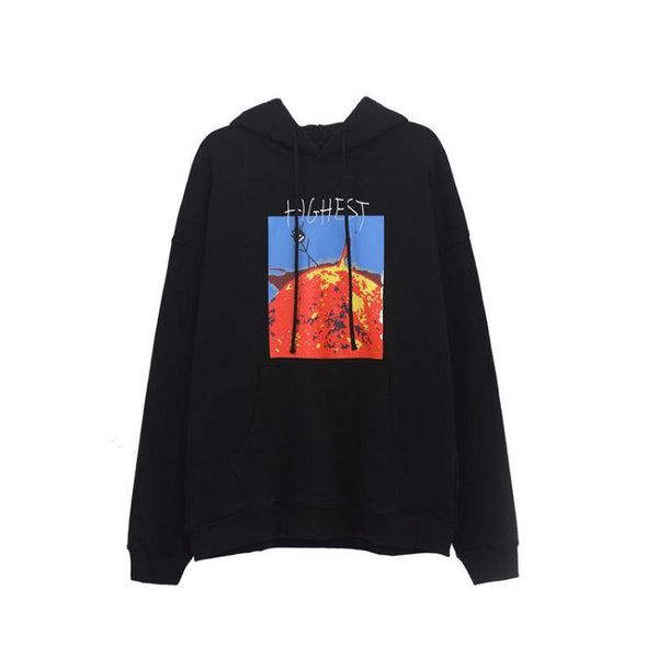 

rapper hip hop hoodies turn it up till they cant hear hoodie men women flame sun stickman cotton hoodie casual hooded sweatshirts, Black