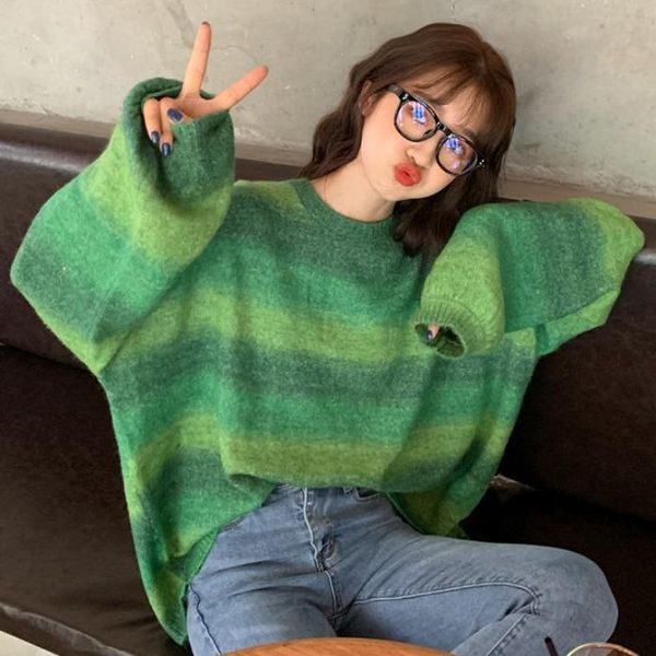 

women's sweaters casual korean style long sleeve knitted loose fashion brand clothing spring autumn panelled pullovers, White;black
