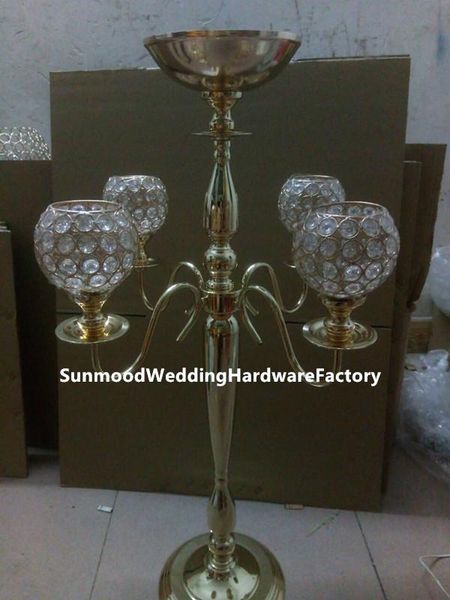 

cylinder glass crystal pillars for wedding aisle