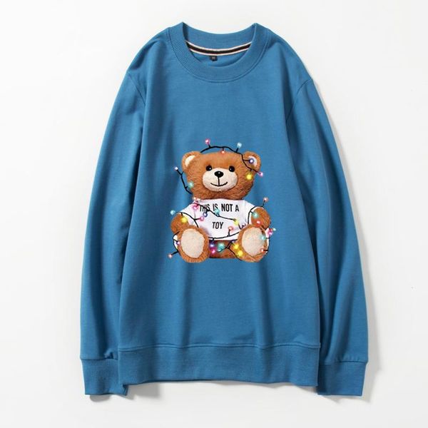 

women's sweaters long sleeve knitted and pullovers teddy bear sweater women oversized pink black white casual jumper, White;black