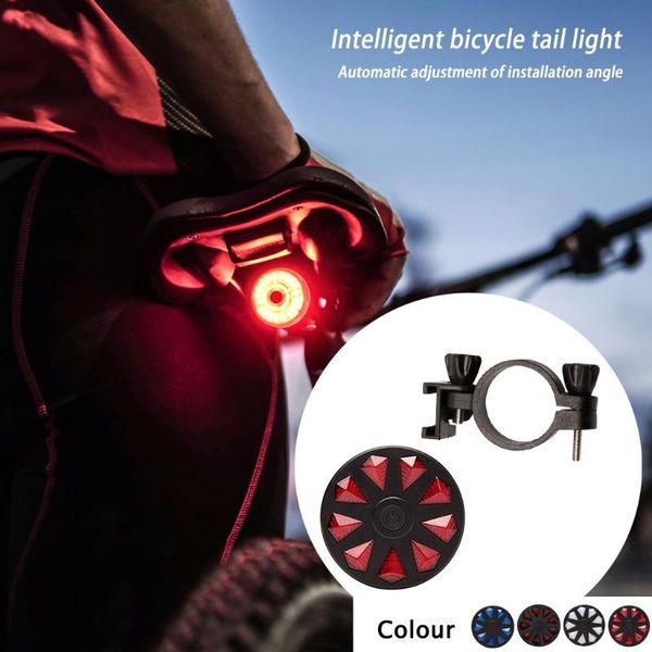 

bike lights bicycle led rear light waterproof safety warning 5 and night riding mountain tail bicycle#40