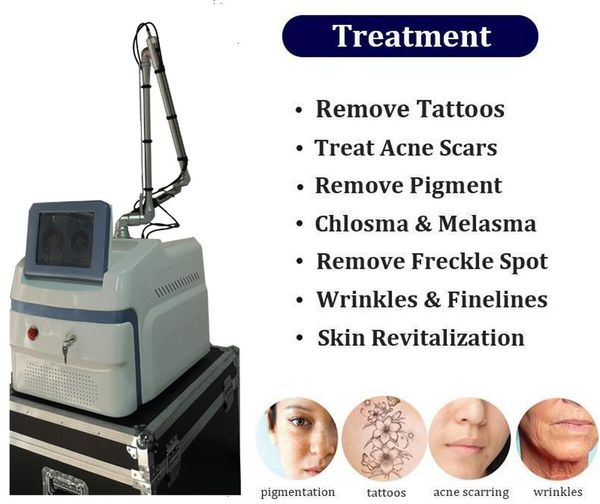 

professional ce approval picosecond laser melasma removal 532nm 755nm 1064nm 1320nm pico second lasers remove facial pigmentary freckles, Black