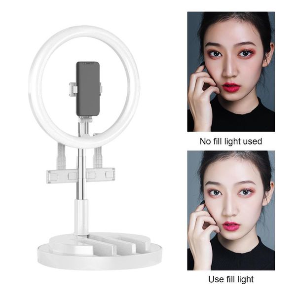 

flash heads usb led ring light dimmable phone selfie lamp with stand pography lighting for youtobe makeup video live studio