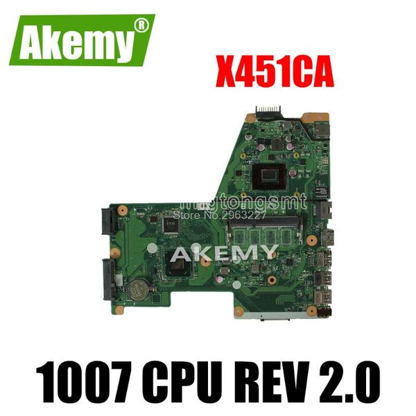 

motherboards x451ca motherboard rev2.0 1007u for asus x451c f451 f451c lapto mainboard pn-60nb0330-mb3060 100% ok