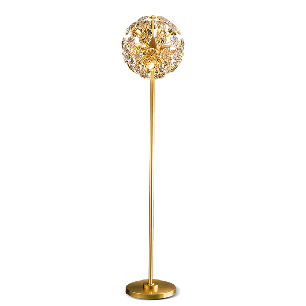 

crystal brass floor lamp light full brass standing light bronze color modern floor lamp 10pcs led g9 home office art decoration