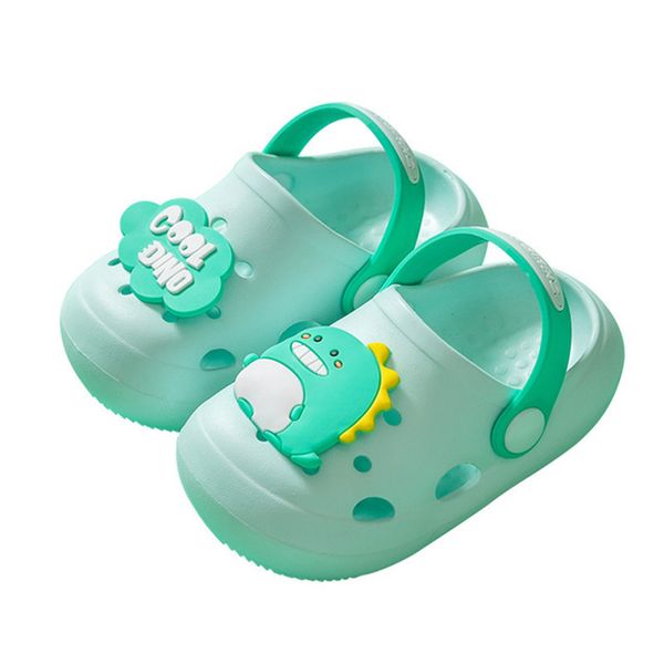 

Summer Kids Croc Shoes Lovely Cartoon Unicorn Dinosaur Flower Slippers For Toddler Boys Girls Indoor Soft Non Slip Bath Slippers, Yellow