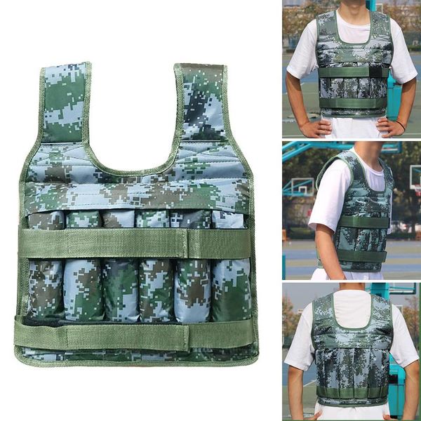 

max loading 50kg adjustable weighted vest weight jacket oxford exercise weight loading cloth strength training equipment