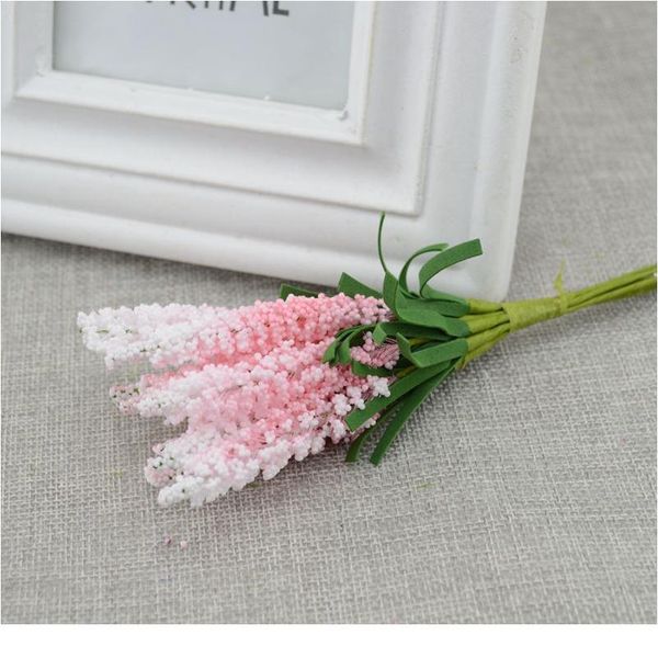 

new mini 10pcs diy wreath material artificial flowers pe lavender wedding flower decoration bride wris qylivx