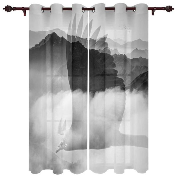 

exquisite home luxury curtains flying eagle mountain living room dining room bedroom l exquisite translucent curtains