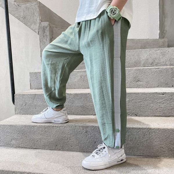 

trousers kids boys spell color cotton sports pants summer big virgin casual, Blue