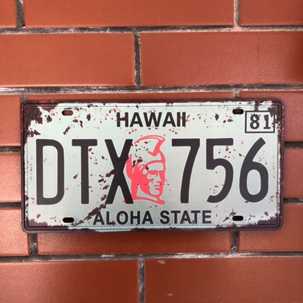 

vintage license plate metal signs tin sign retro garage decor plaque metal for bar cafe and bedroom decorative iron platesa