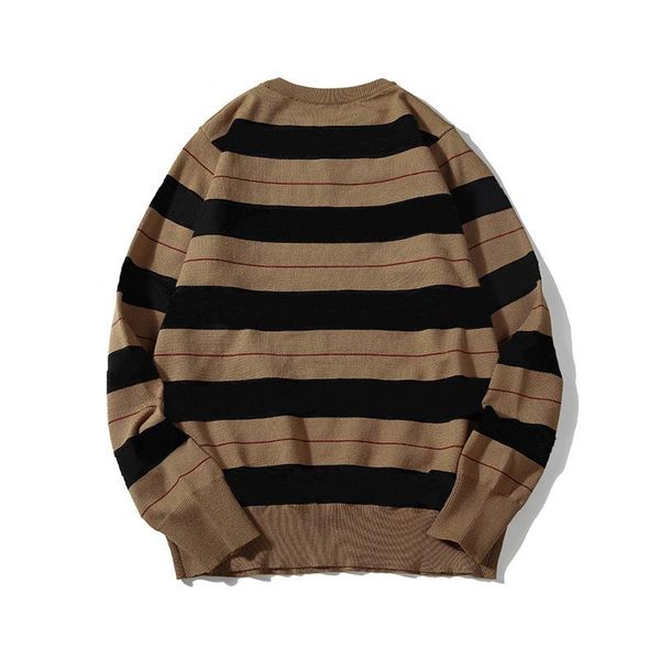 

2021 new winter knitted cardigan men fashion sweater stitching ladies sweater men sweater cardigan size -xxl, White;black