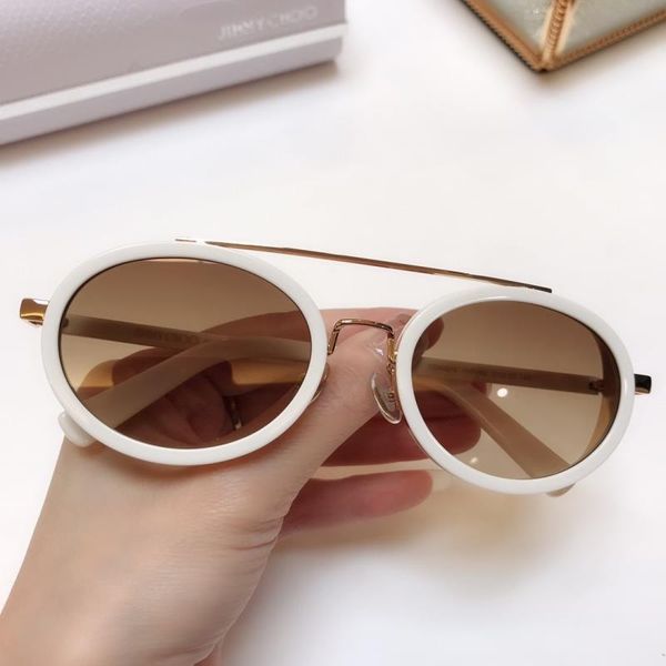 

wholesale-2021 6 box fashion designer with brand glass rectangle driving high adumbral color sunglasses woman quality uv400 for woogc, White;black