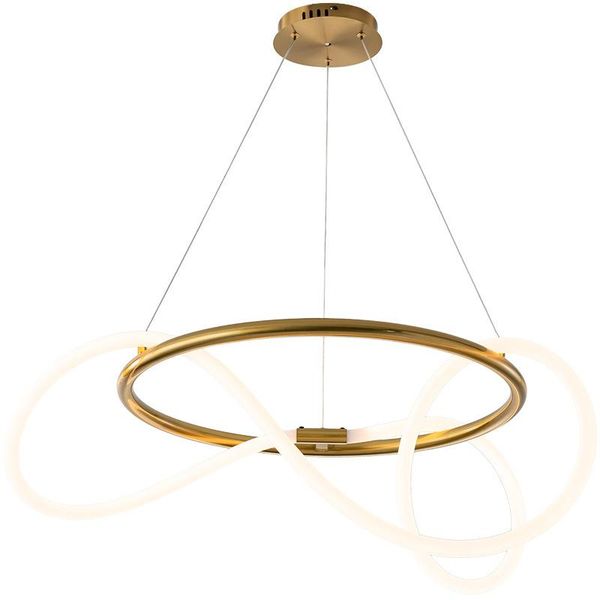 

simple line led dining room lamp living room study bedroom chandelier model decoration ideas