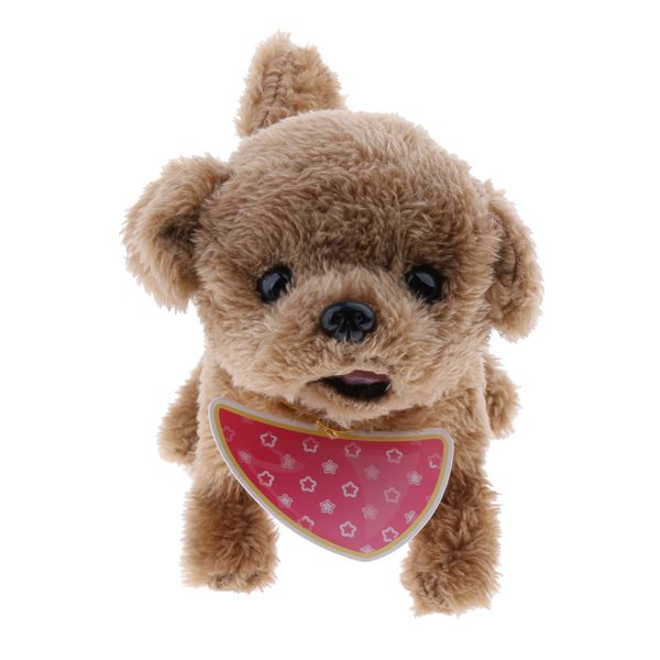 

naughty puppy dog electronic plush animal robot toy walk bark wag tail rabbits