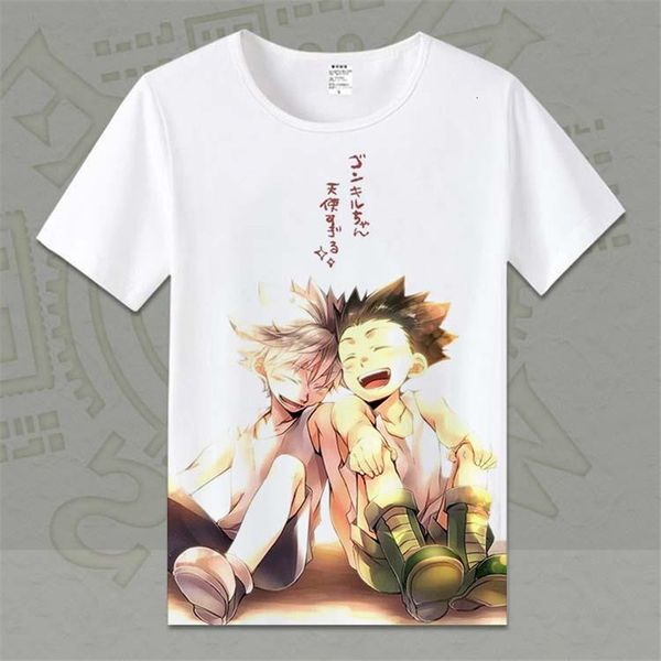 

2021 new hip hop harajuku amine vero dos desenhos animados x hunter t camisa legal branco rock japons de es dimenses tshirt bg91, Black