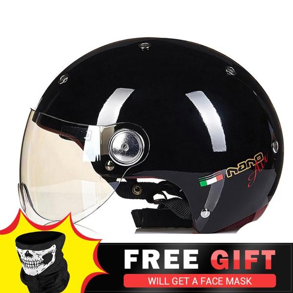 

motorcycle helmets beon helmet retro half face moto motorbike racing off road casco capacete casque