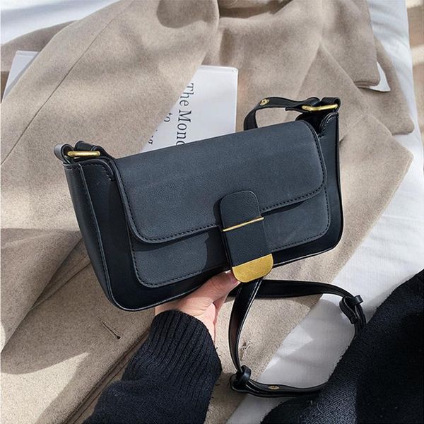 

evening bags sac baguette patchworked for women 2021 luxury handbags brown flap torebka a main vintage bolsa crossbody