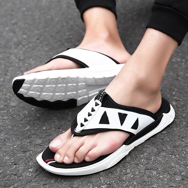 

slippers sandalet erkek sandalias hombre cuero verano sandali uomo sandale piscine homme sandales bain for man sandals outdoor, Black