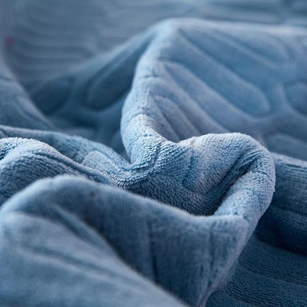 

blankets style cashmere solid color bed cover blanket