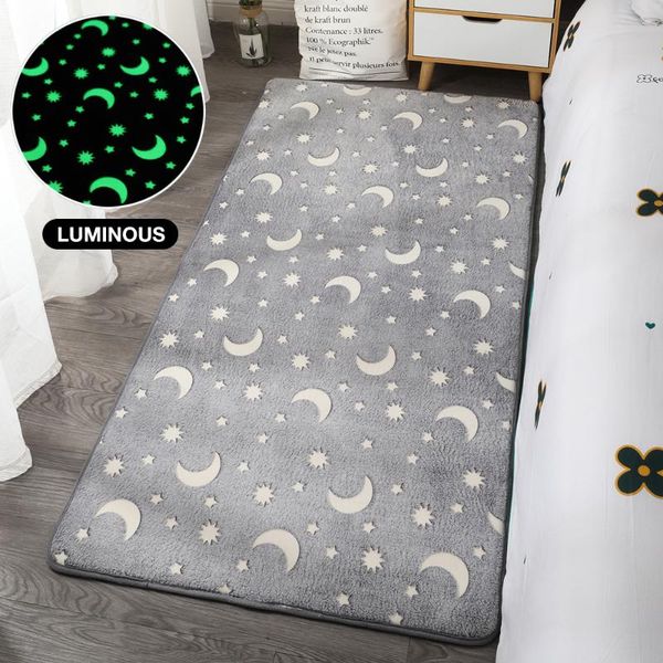

carpets plush carpet for living room fluffy rug luminous bed anti-slip floor gray soft rugs tie dyeing velvet kids mat