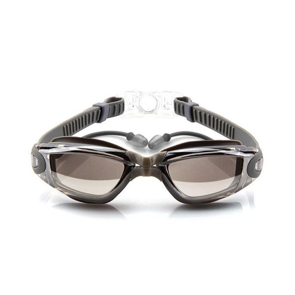 

goggles comfortable swimming anti-fog men women glasses with ear plug #2y17