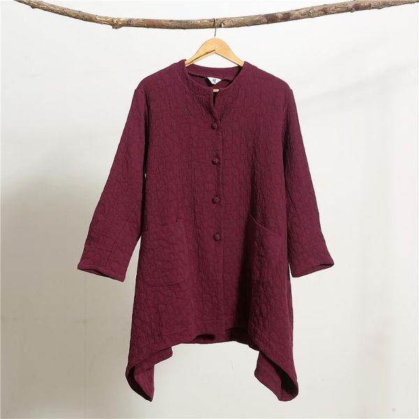 

women's trench coats style spring and autumn women cotton soft comfortable solid color o-neck long sleeve d309, Tan;black