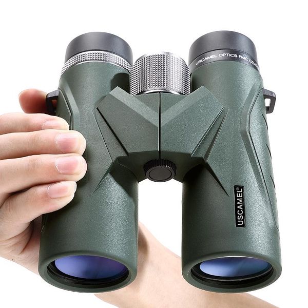 

telescope & binoculars uscamel 10x42 hd bak7 waterproof professional binocular hunting optics night vision camping outdoor sports