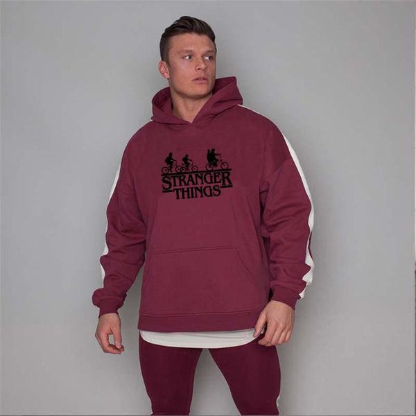 

men's hoodies & sweatshirts patchwork fall hip hop long sleeves, Black