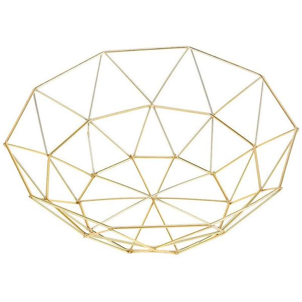 

storage baskets metal wire fruit basket bowl, large round bread bowl stand