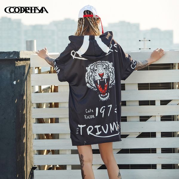 

t shirt guangzhou chaopai large women's skirt, hooded sweater, and sportswear, White