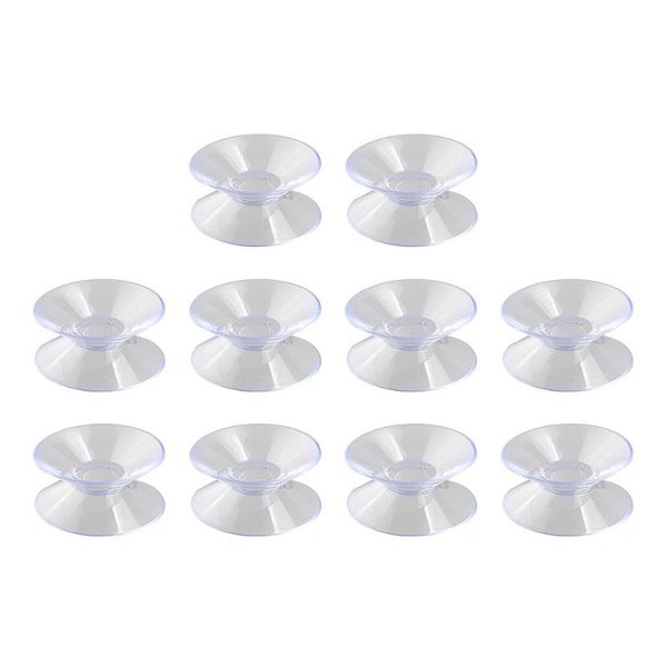 

10pcs 30mm double sided suction cups sucker pads for glass hooks & rails