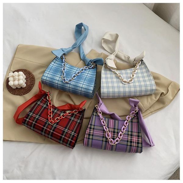 

handbag women luxurys designers bags 2021 crossbody bag square plaid panelled bow purse multi pochette louisbags_18