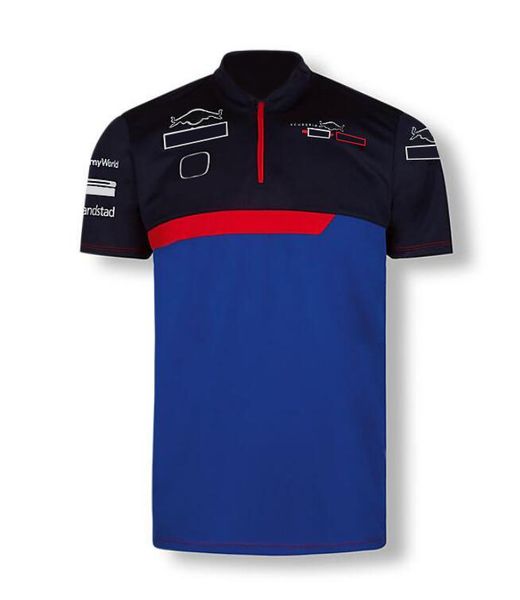 

f1 formula one team lapel shirt`same style customization