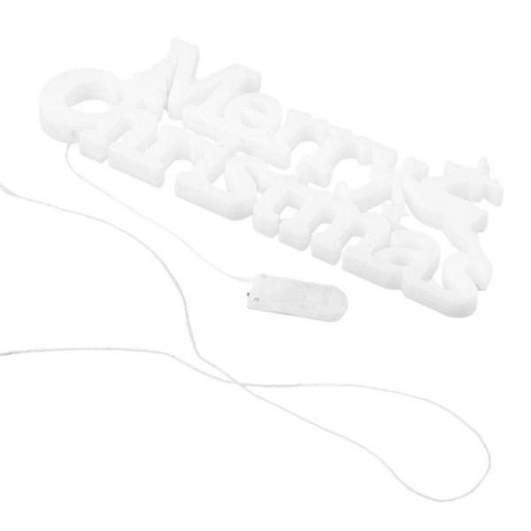 

party decoration string lights merry christmas letter led garland hanging