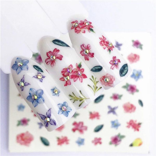 

nail gel 1@# 1pc/sell bule flowers fruit plant polish manicure semi permanent uv led varnish soak off art fashion charm, Red;pink