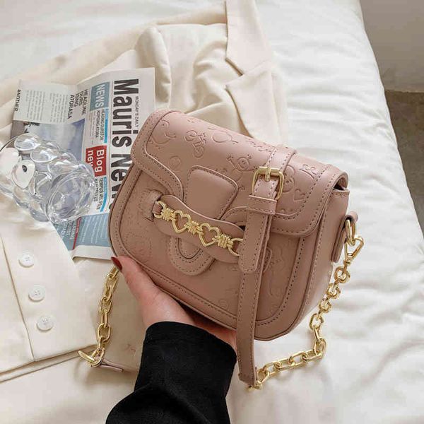 2022 latest handbag factory store on june women's one shoulder messenger style chain embossed small square