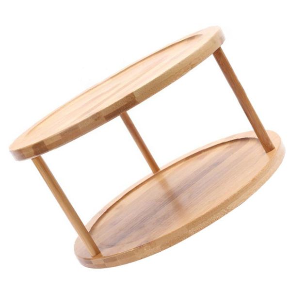 

hooks & rails seasoning storage shelf deskrack double-layer cosmetics