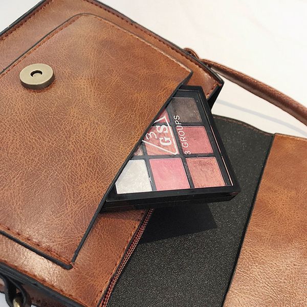 

new vintage women flap fashion casual leather shoulder bags lady crossbody messenger bag elegant envelop clutch purse