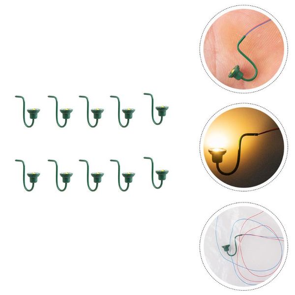 

wall lamp 10pcs mini light ornaments decorative model sand table decor