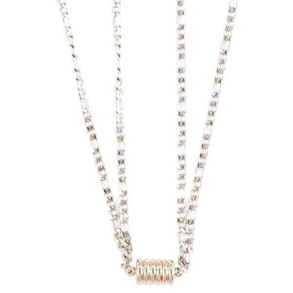 

chokers 2pc magnet attracts couple necklace for women men love heart choker lover necklaces stainless steel chain jewelry bijoux collier, Golden;silver