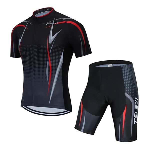 

20212020 new teleyi men's short sleeve cycling suit1