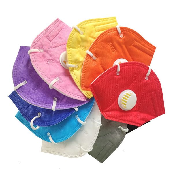 

supply k95 filter 95% colorful with factory activated carbon breathing respirator valve 5 layer designer face mask8yun